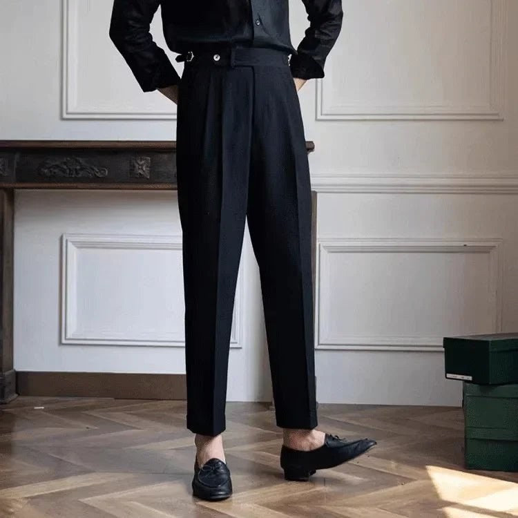 Straight fit suit elegant pants