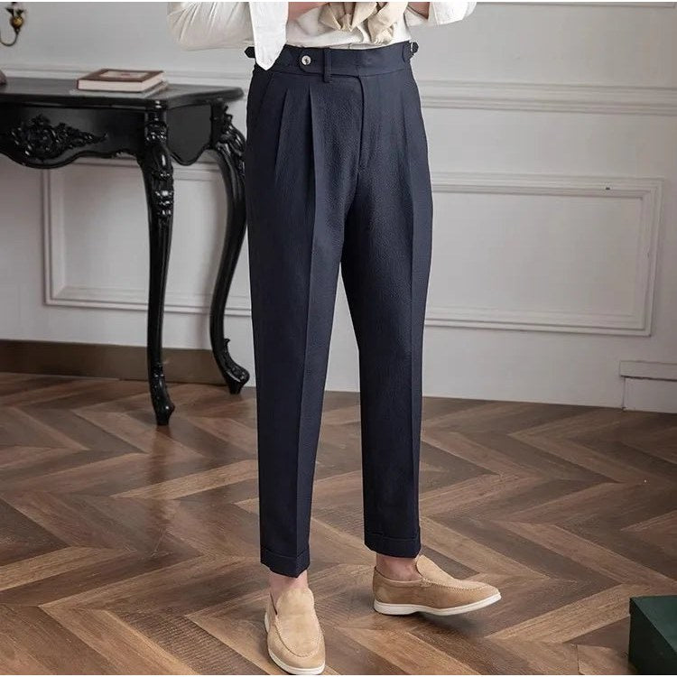 Straight fit suit elegant pants