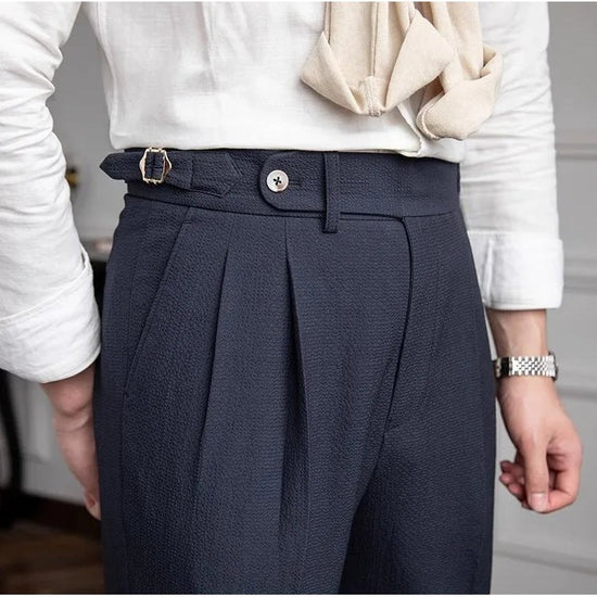 Straight fit suit elegant pants