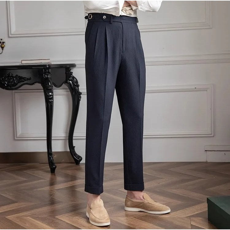 Straight fit suit elegant pants
