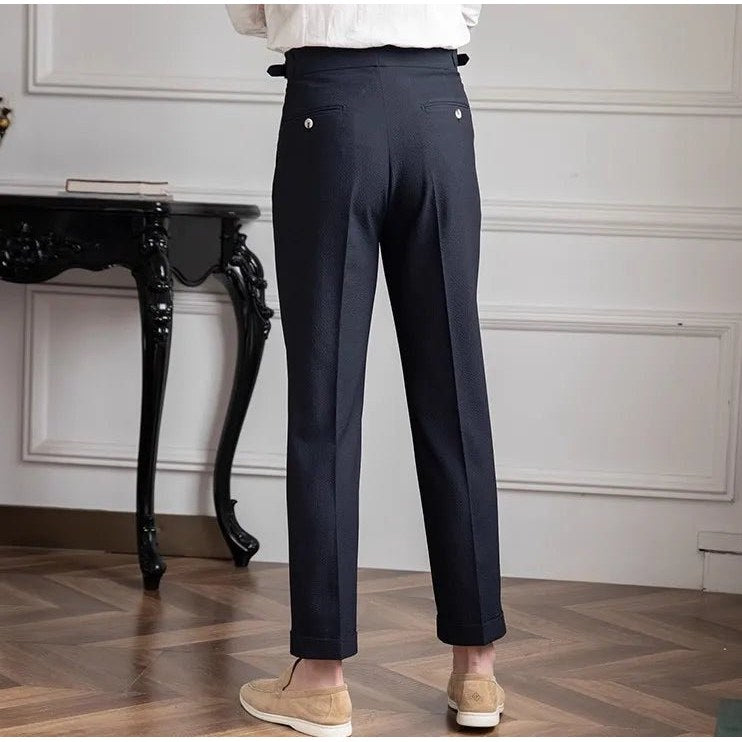 Straight fit suit elegant pants