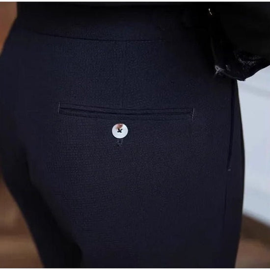 Straight fit suit elegant pants