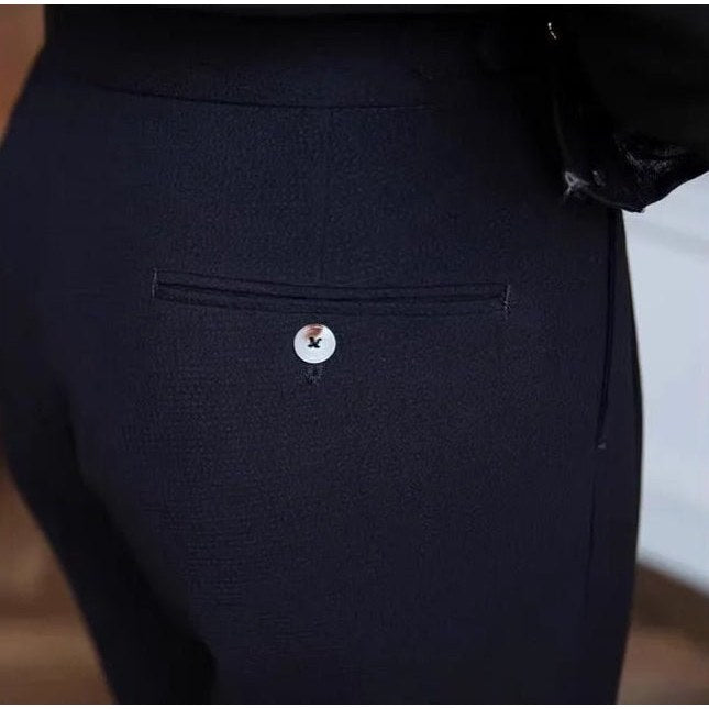 Straight fit suit elegant pants