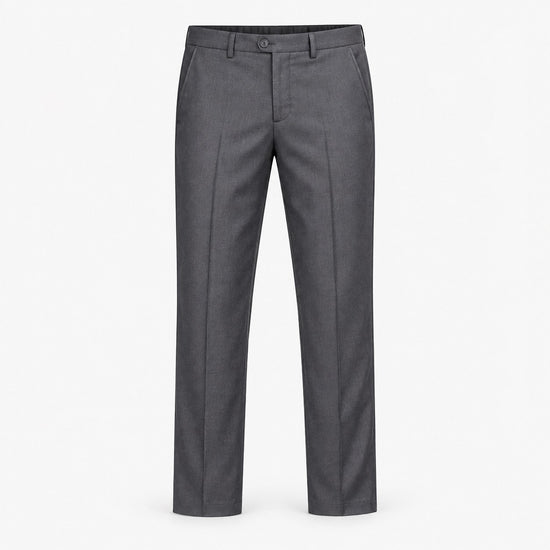 Straight leg stretch trousers