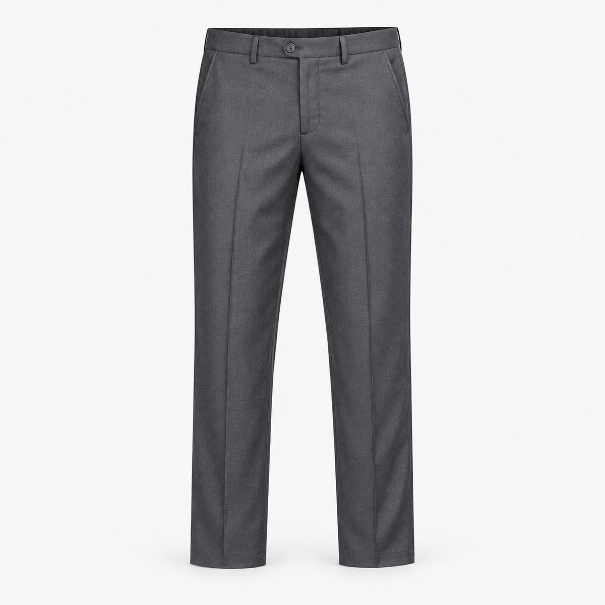 Straight leg stretch trousers
