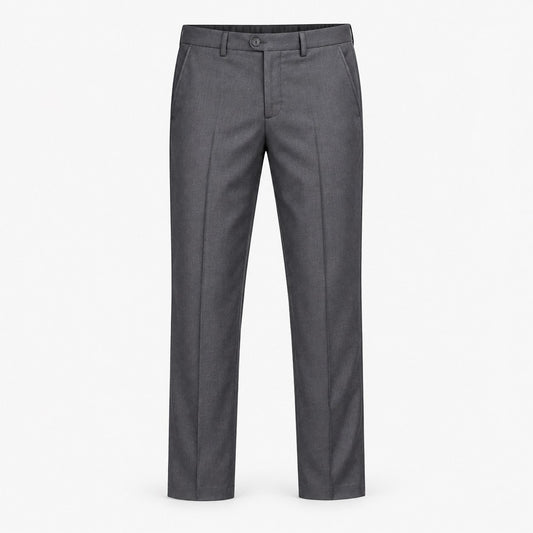 Straight leg stretch trousers