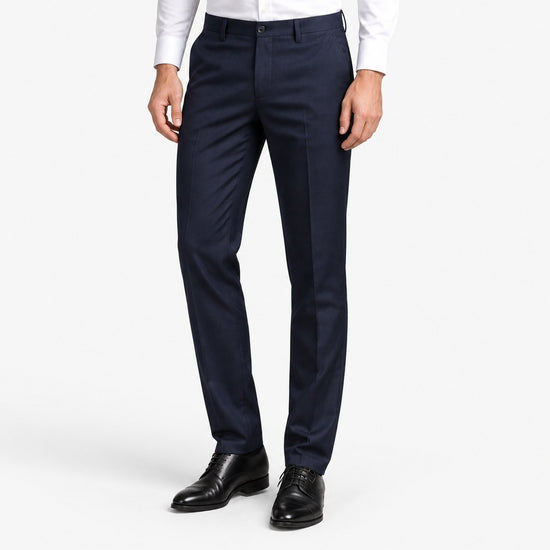Straight leg stretch trousers