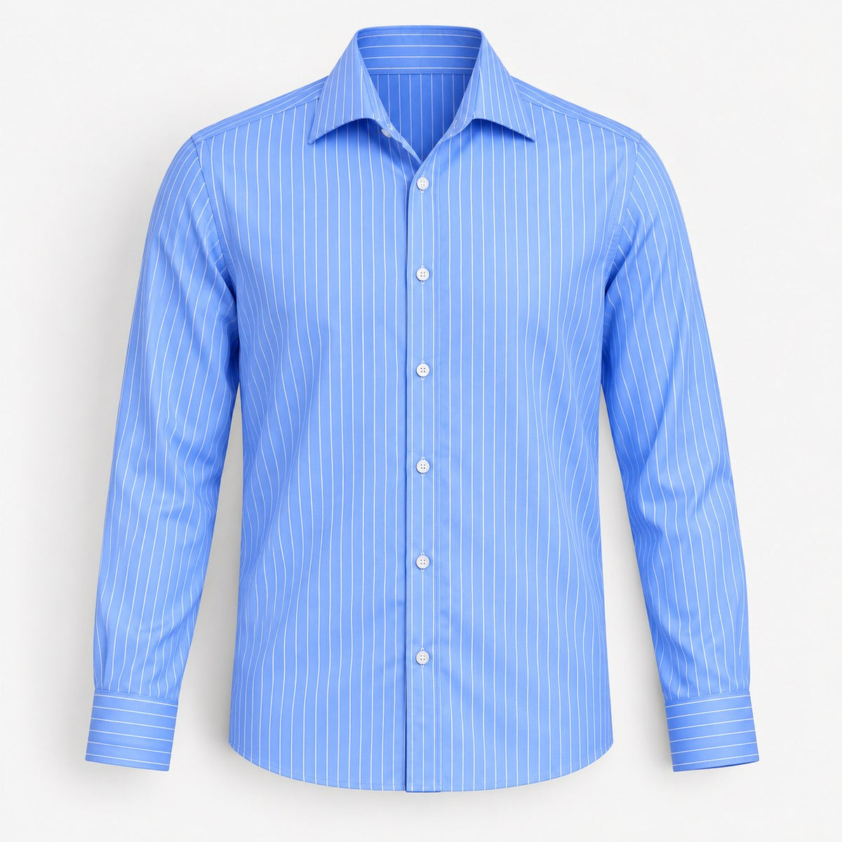 Stretch striped dress shirt