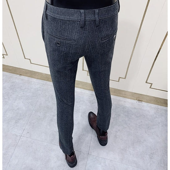 Striped Cotton Trousers