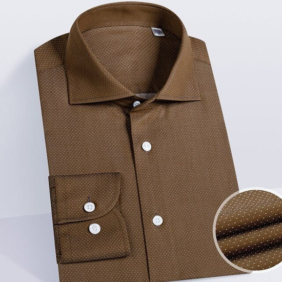Striped Office Long-Sleeve Shirt