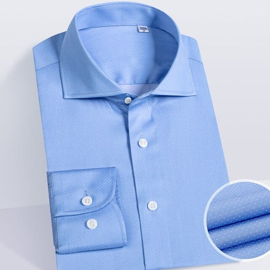 Striped Office Long-Sleeve Shirt