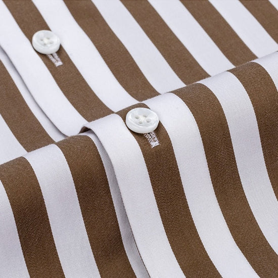 Striped Office Long-Sleeve Shirt
