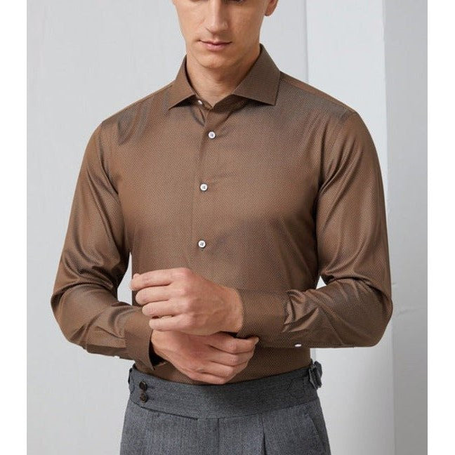 Striped Office Long-Sleeve Shirt