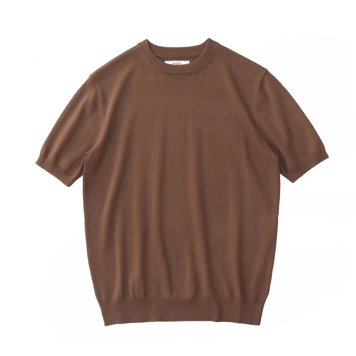 Summer knitted short-sleeved retro t-shirt