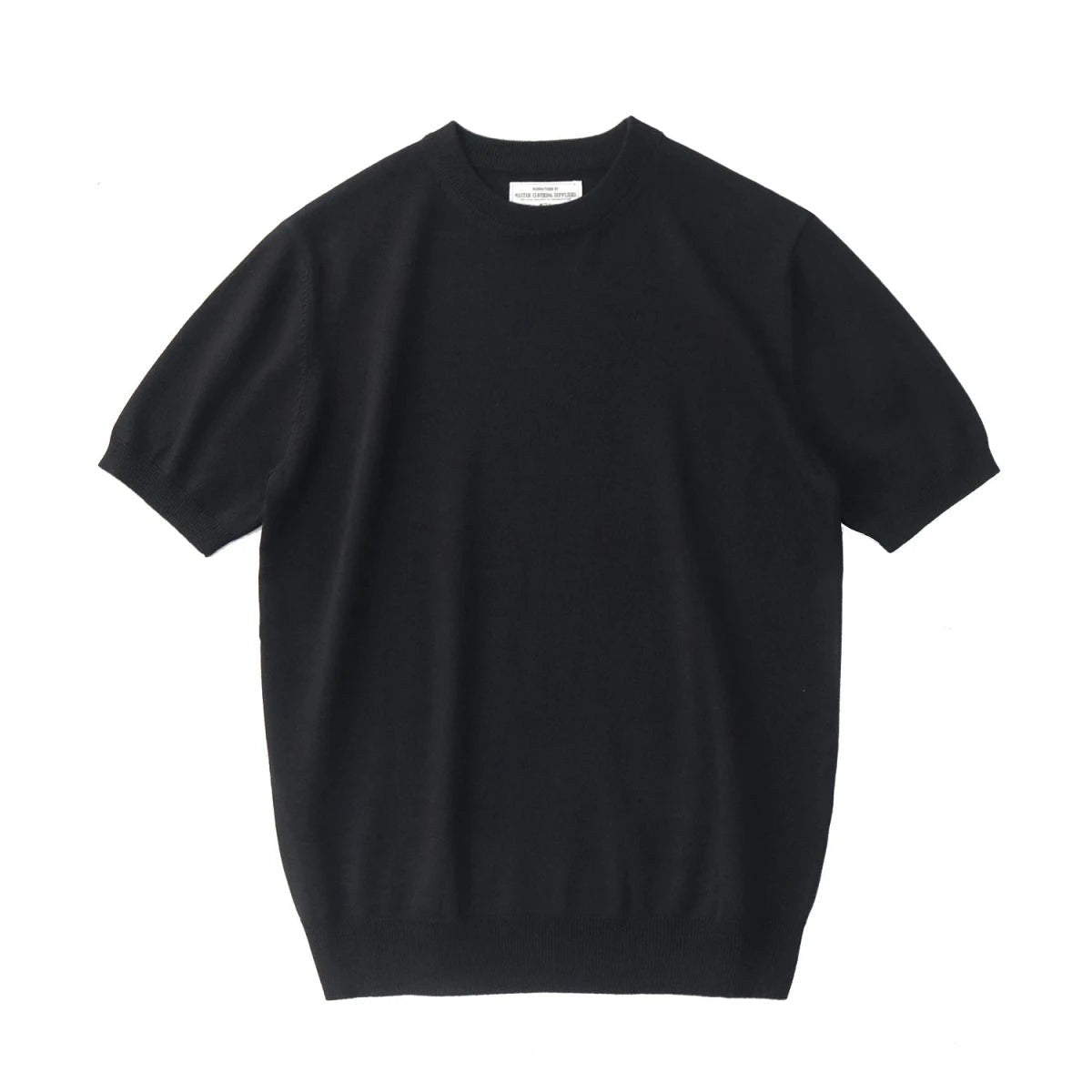 Summer knitted short-sleeved retro t-shirt