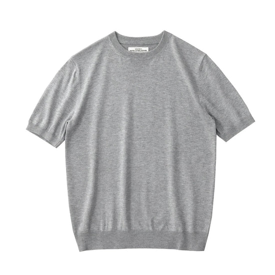 Summer knitted short-sleeved retro t-shirt