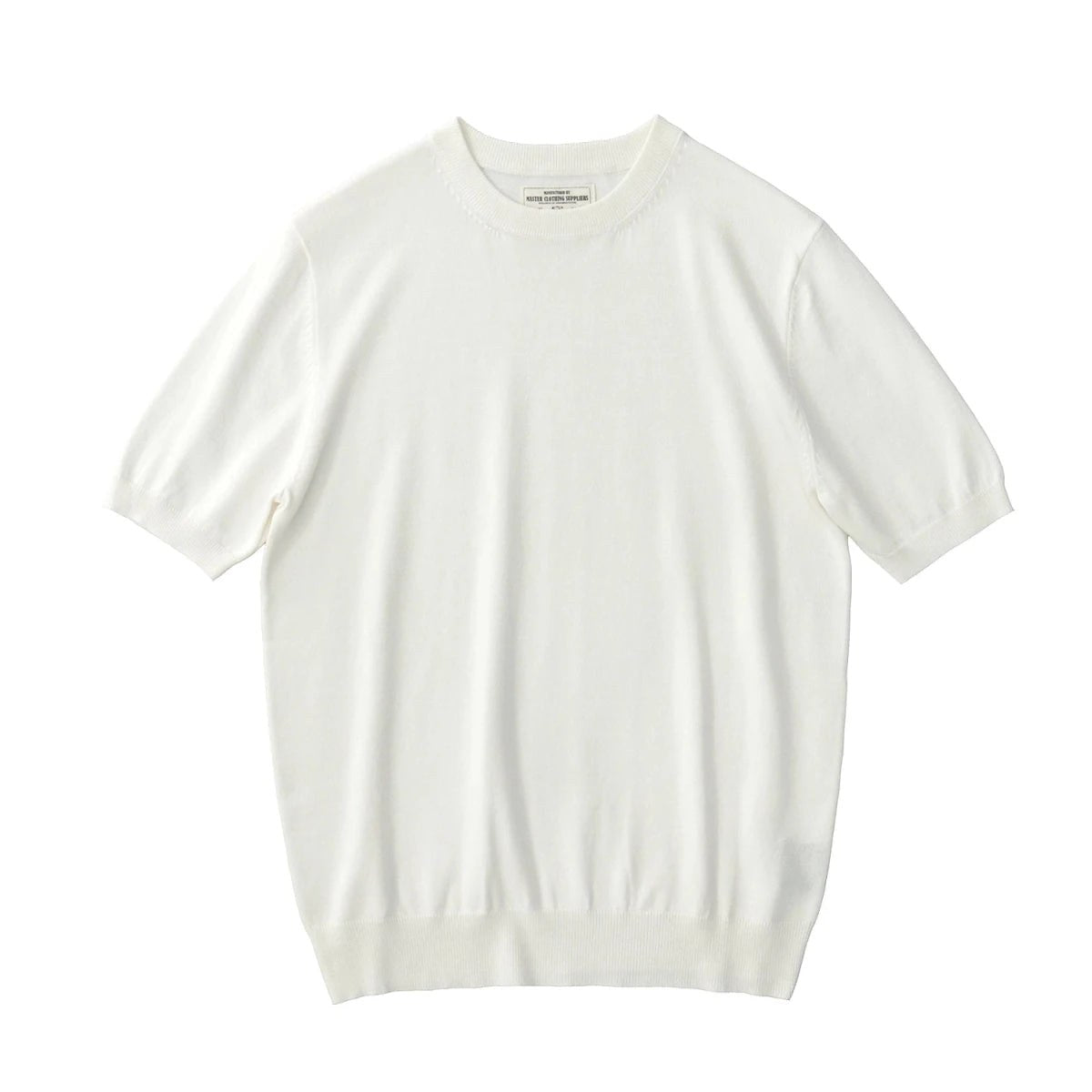 Summer knitted short-sleeved retro t-shirt