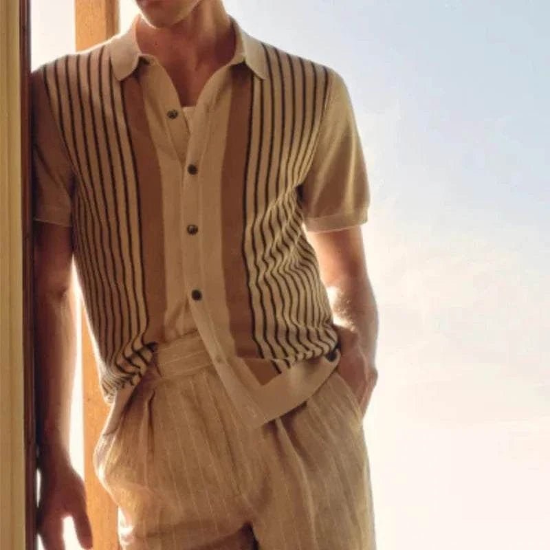 Summer retro short sleeve shirt