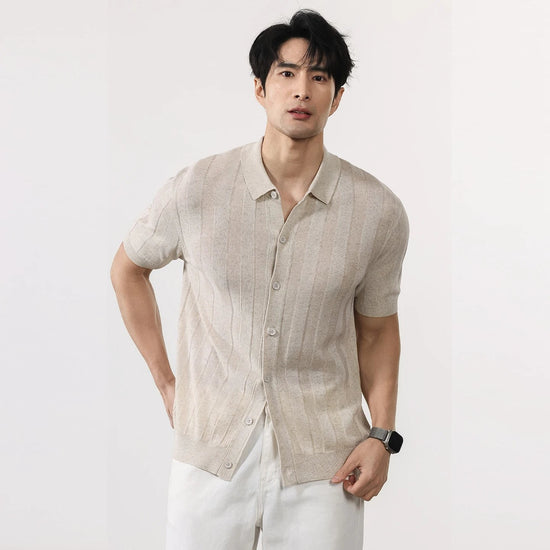 Summer vintage gentleman polo shirt