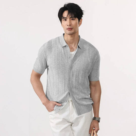 Summer vintage gentleman polo shirt