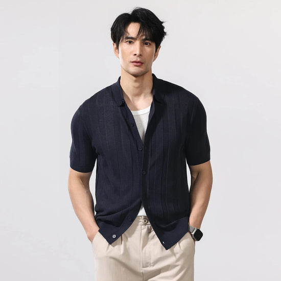 Summer vintage gentleman polo shirt