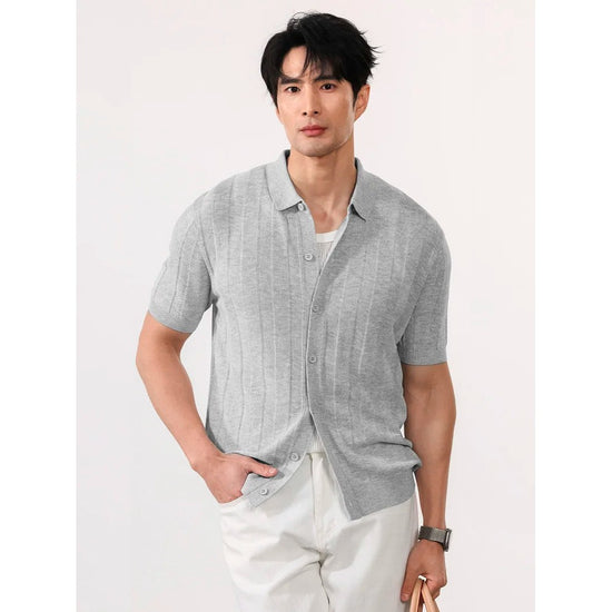 Summer vintage gentleman polo shirt