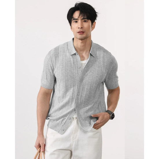 Summer vintage gentleman polo shirt