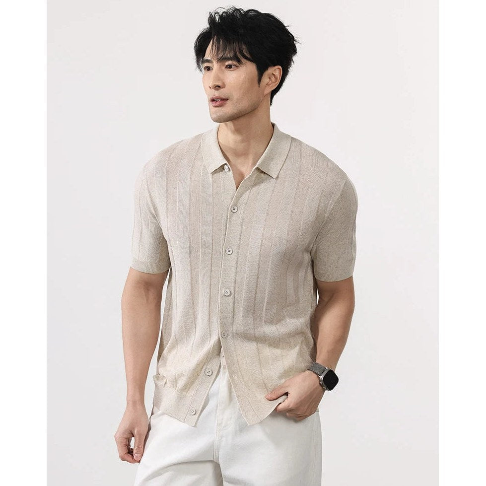 Summer vintage gentleman polo shirt