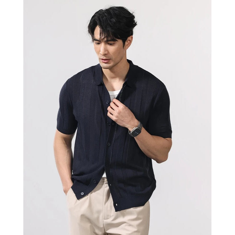 Summer vintage gentleman polo shirt