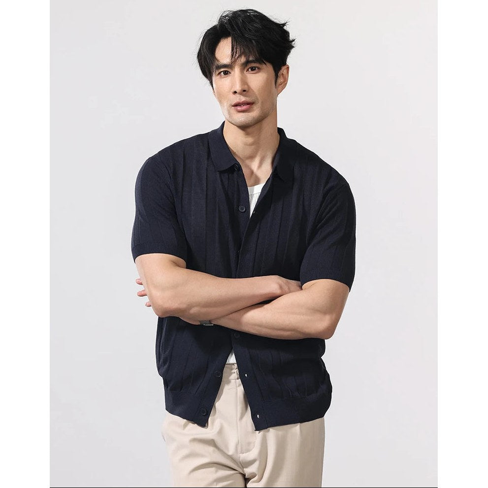 Summer vintage gentleman polo shirt
