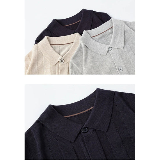 Summer vintage gentleman polo shirt
