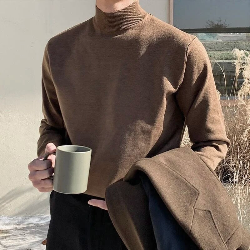 Vertigo wool-blend half-zip sweater