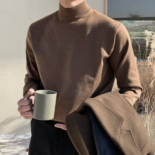 Vertigo wool-blend half-zip sweater
