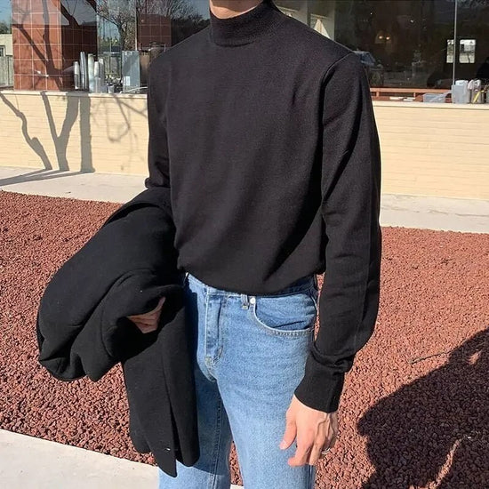 Vertigo wool-blend half-zip sweater