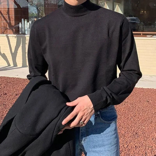 Vertigo wool-blend half-zip sweater