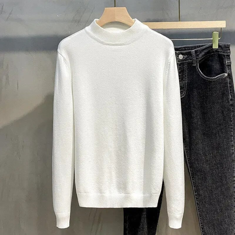 Vertigo wool-blend half-zip sweater