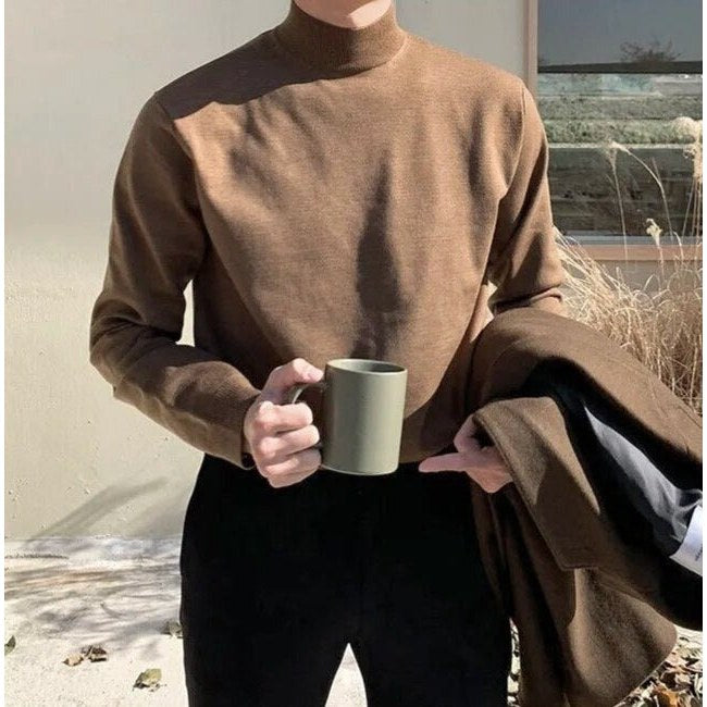 Vertigo wool-blend half-zip sweater