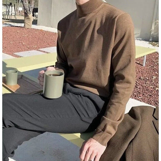 Vertigo wool-blend half-zip sweater