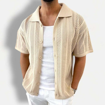 Vintage casual short sleeve shirt