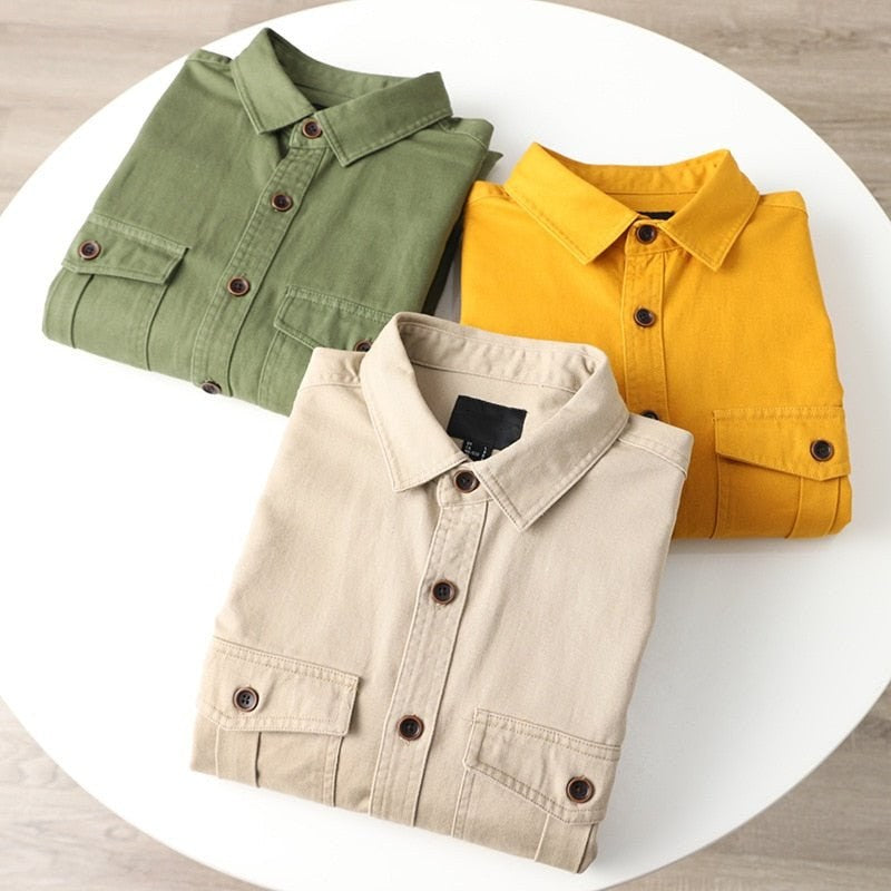 Vintage Premium Italy Cotton Shirt