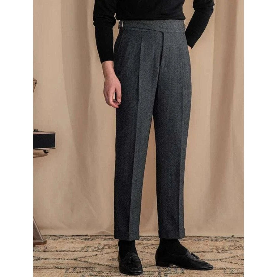 Vintage wool herringbone pants