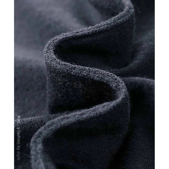 Wool polo sweater