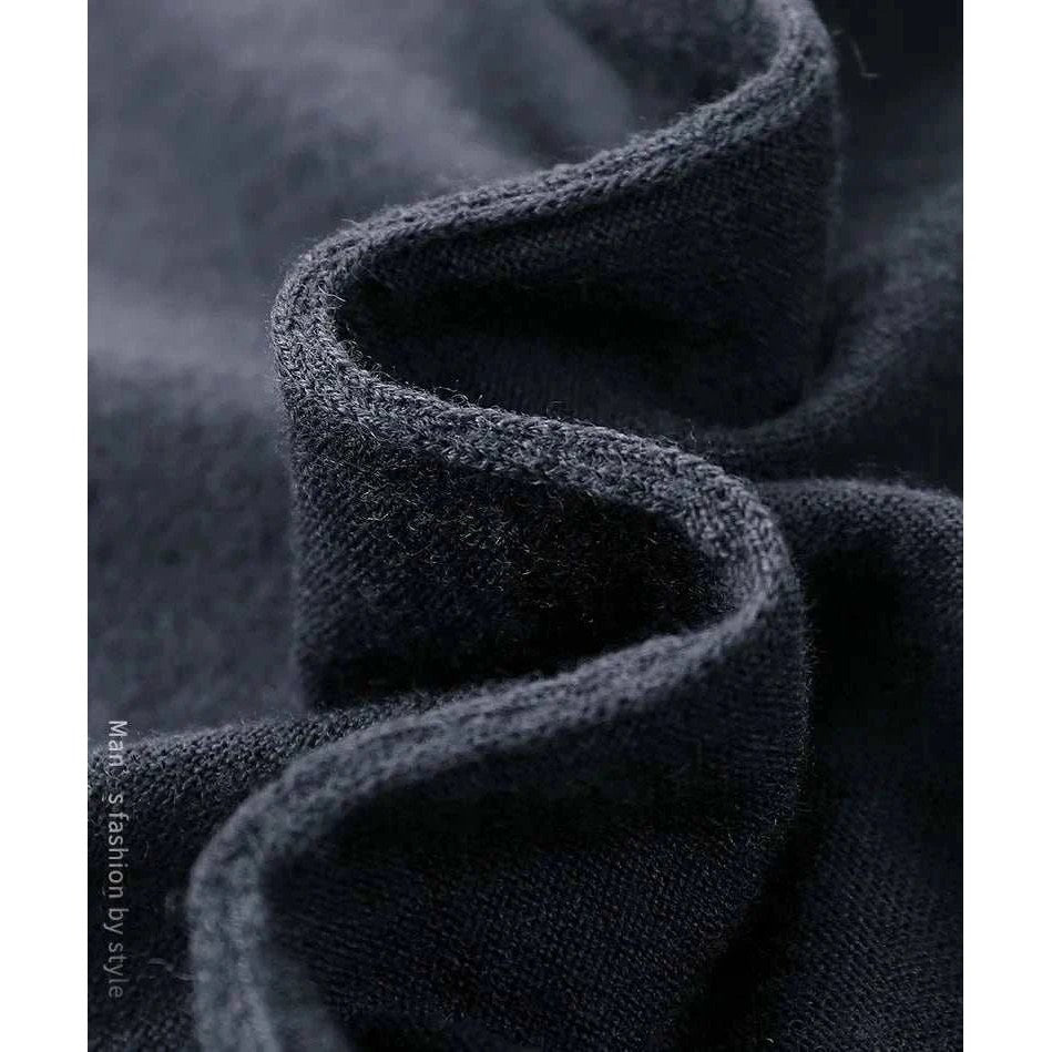 Wool polo sweater