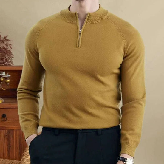 Wool smart casual premium sweater