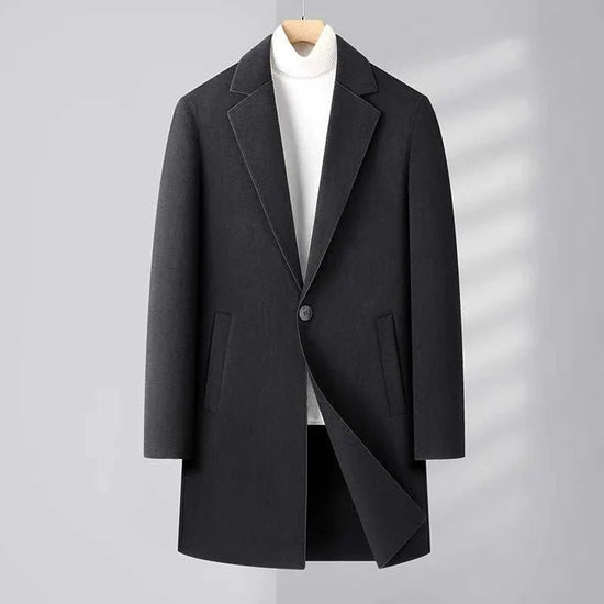 Woolen business long coat