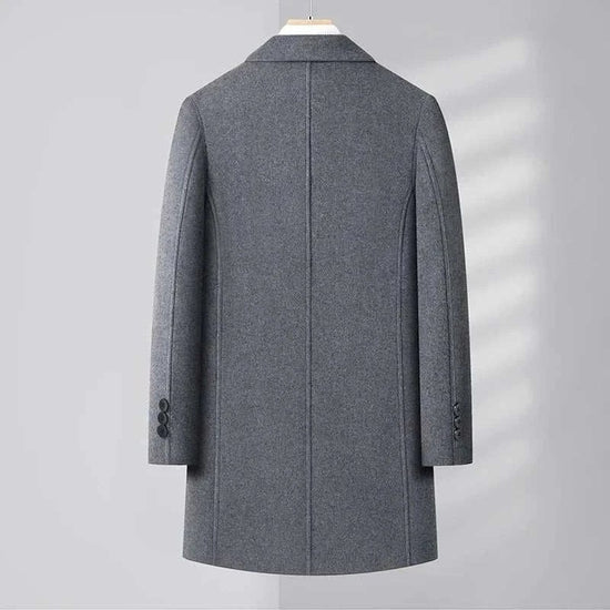 Woolen business long coat