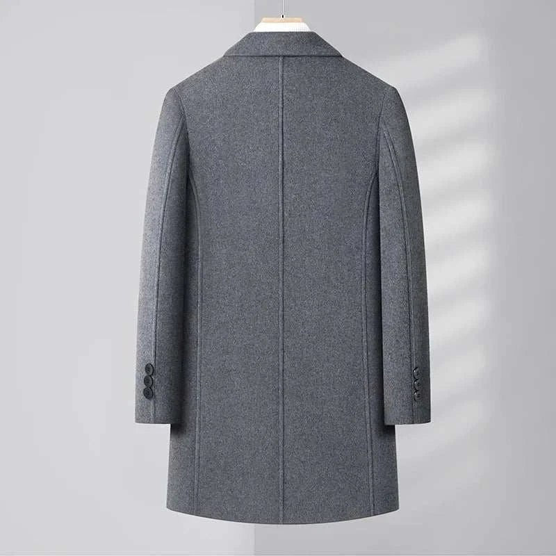 Woolen business long coat