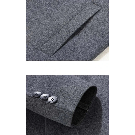 Woolen business long coat