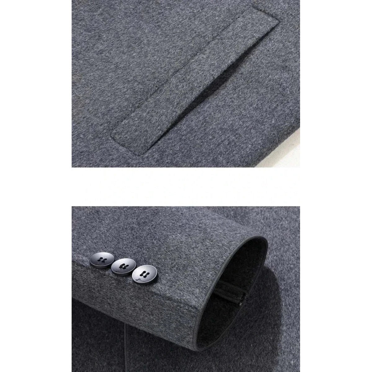 Woolen business long coat