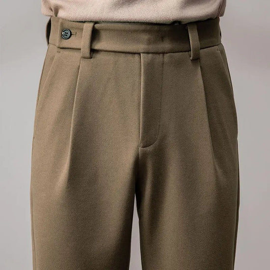 Woolen business pants